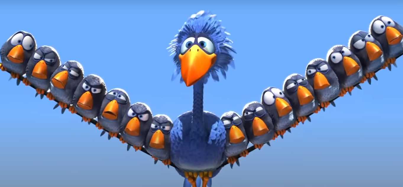 for the birds movie for 3d animation project ideas 